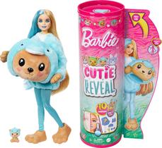 Barbie Reveal Cutie Disfarces Engraçados de Animais Ursinho