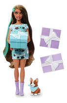 Barbie Reveal Party Unboxed Festa Dos Animais Morena JFG72 Barbie Reveal Party Unboxed Festa Dos Animais Morena JFG72