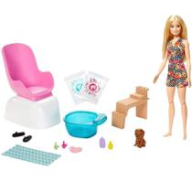 Barbie Salão De Manicure Com Cachorrinho GHN07 - Mattel