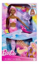 Barbie Sereia Brooklyn Cabelo Rosa Golfinho Acessórios Hrp98