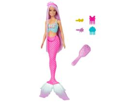 Barbie Sereia Cabelo Lilás Cauda Rosa Escova E Aces. Hrr00 - Mattel Barbie Sereia Cabelo Lilás Cauda Rosa Escova E Aces. Hrr00 - Mattel