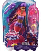 Barbie Sereia Fantasy Malibu Roxo Mermaid Acessorios Mattel
