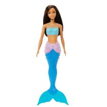 Barbie Sereia Morena com Cauda Azul - Mattel