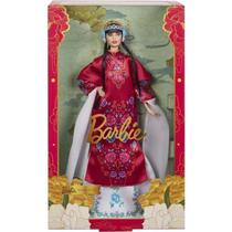 Barbie Signature Ano Novo Lunar Manto Floral Vermelho Mattel