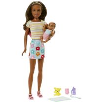 Barbie Skipper Babysitters Inc. - Boneca Morena com Acessórios