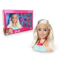 Barbie Styling Head Busto Para Pentear Com 21 Acessórios - Pupee