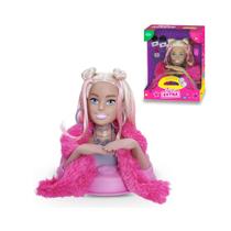 Barbie Styling Head Extra Busto de Pentear Fala 12 Frases