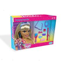 Barbie Styling Head Totally Hair Loira - Pupee