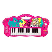 Barbie Teclado Fabuloso com Função MP3 Player e +20 Melodias - F0004-6 - Fun