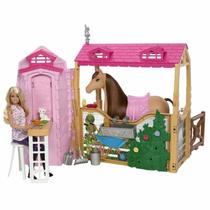Barbie The Great Horse Chase Estábulo Dos Sonhos HXJ44 - Mat