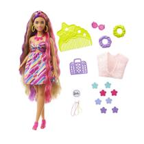 Barbie Totally Hair Boneca Vestido De Flores Mattel