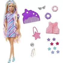 Barbie Totally Hair Vestido Estrelas - Hcm88 Matte - CENTRO ATACADISTA BARAO LTDA