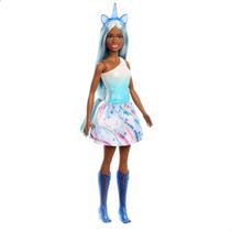 Barbie Unicórnio Saia De Sonho Azul HRR14 - Mattel