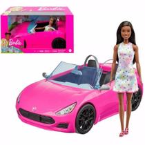 Barbie Veículo Conversível Rosa com Boneca 3+ HBY30 Mattel