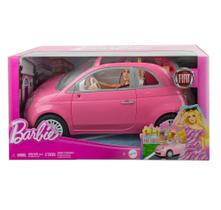 Barbie Veículo Fiat Rosa Mattel