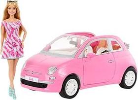 Barbie Veículo Para Boneca Fiat Rosa - Mattel HRG59