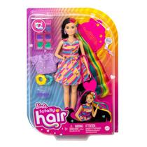 Barbie vestido listrado colorido totally hair