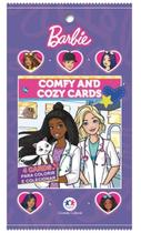 Barbie veterinária - comfy and cozy 4 cards para colorir e colecionar Barbie veterinária - comfy and cozy 4 cards para colorir e colecionar