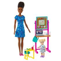 Barbie You Can be Anything Professora Negra - Mattel