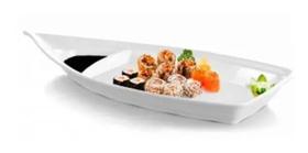 Barca Travessa Restaurante Japonês Sushi Açai Sashimi 33cm Barca Travessa Restaurante Japonês Sushi Açai Sashimi 33cm