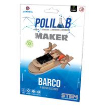 Barco A Motor Elétrico Maker Polilab - Polibrinq BDM08
