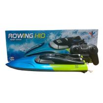 Barco azul de controle remoto rowing hii 2.4g rc boat ref.: dfxl3396