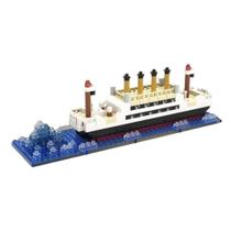 Barco Blocos de Montar Navio Titanic 350pc - Brinqstar