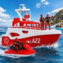 Barco Bombeiro Iate Brinquedo Menino Soldado Jet Ski Agua Barco Bombeiro Iate Brinquedo Menino Soldado Jet Ski Agua