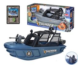 Barco Brinquedos Thunder Comando Diversão para Criança - Usual Brinquedos
