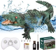 Barco Crocodilo Realista de Brinquedo Com Controle Remoto Para Crianças Barco Crocodilo Realista de Brinquedo Com Controle Remoto Para Crianças