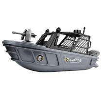 Barco de Ação Combate Militar Thunder Commando Cinza-Usual
