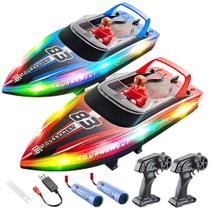 Barco de controle remoto BEZGAR HJ821 25,4 cm 15KPH para piscina Barco de controle remoto BEZGAR HJ821 25,4 cm 15KPH para piscina