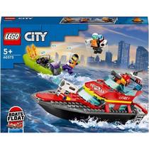 Barco de Resgate dos Bombeiros City 144 Peças 60373 - Lego