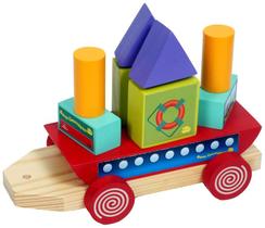 Barco Geométrico -Brinquedo Educativo - Carimbras