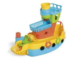Barco Infantil Com Hélice Embarcadinho Colorido - TaTeTi Barco Infantil Com Hélice Embarcadinho Colorido - TaTeTi