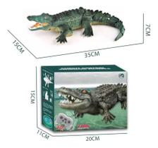 Barco Jacaré Controle Remoto Lancha 2 Em 1