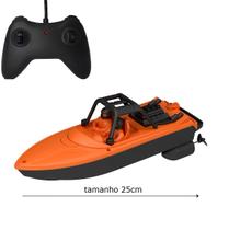 Barco Lancha Controle Remoto Total Rápido Racing Club 25cm Original