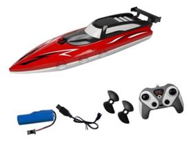 Barco Lancha De Controle Remoto Para Piscinas E Lago 20km/h