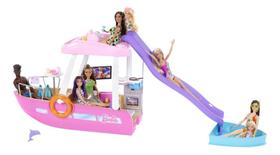 Barco Lancha Dos Sonhos Com Piscina Da Barbie - Mattel Hjv37 Barco Lancha Dos Sonhos Com Piscina Da Barbie - Mattel Hjv37
