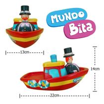Barco Mundo Bita Banho Piscina Vinil Infantil Brinquedo C/