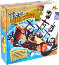 Barco Pirata - Equilíbrio dos Pinguins - Jogo de Mesa Divertido