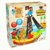 Barco Piratas 2121 Maral Colorido Didático Desmontável Barco Piratas 2121 Maral Colorido Didático Desmontável