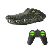 Barco RC 2.4G Cabeça de Jacaré - Brinquedo de Simulação de Crocodilo para Água Barco RC 2.4G Cabeça de Jacaré - Brinquedo de Simulação de Crocodilo para Água