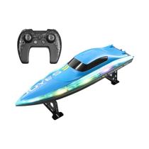 Barco RC Elétrico S7 De Alta Velocidade Com Controle Remoto 24G, Brinquedo De Lancha De Água Com Barco RC Elétrico S7 De Alta Velocidade Com Controle Remoto 24G, Brinquedo De Lancha De Água Com