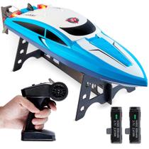 Barco RC Force1 Velocity Blue - Rápido para Piscinas e Lagos