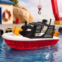 Barco Resgate Bombeiro Boia Grande Brinquedo Menino Heroi Barco Resgate Bombeiro Boia Grande Brinquedo Menino Heroi