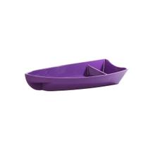 Barco Sushi Vemplast P 600Ml Linha Tropical Roxo Barco Sushi Vemplast P 600Ml Linha Tropical Roxo