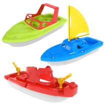 Barcos de brinquedo FUN LITTLE TOYS para crianças de 1 a 3 anos - 3 peças