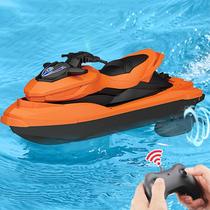 Barcos de controle remoto sem fio menino competitivo água lancha elétrica velejando modelo barcos de brinquedo