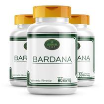 Bardana 100% Natural 180 Cápsulas 500Mg - Kit 3 Frascos